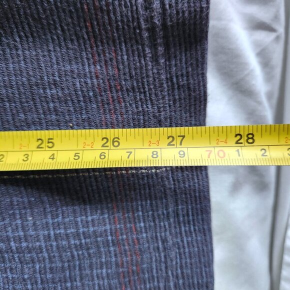 Chaps Ralph Lauren Shirt Men's Large Long Sleeve Button Up Blue Stripes Cotton - Picture 8 of 10